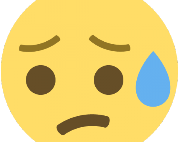 Emoji Face Clipart Disappointment - Smiley (640x480), Png Download
