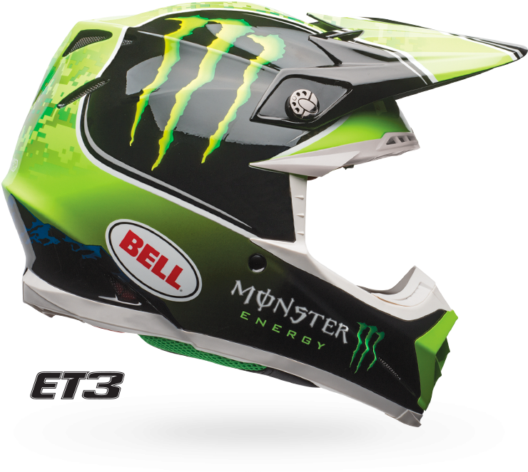 Sale - Monster Energy Helmet Bell (760x760), Png Download