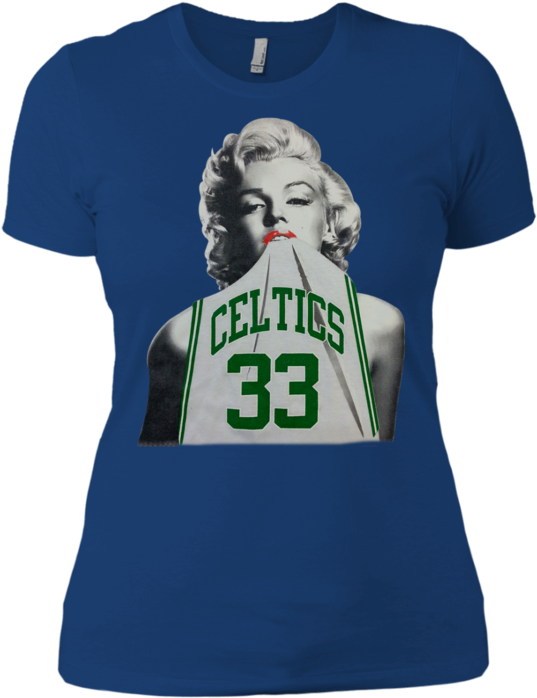 Marilyn Monroe Wearing A Larry Bird Celtics T Shirt - Best Day Ever Shirt (1024x1024), Png Download