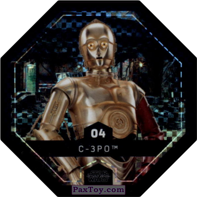 #4 C-3po Foil - Action Figure (664x664), Png Download