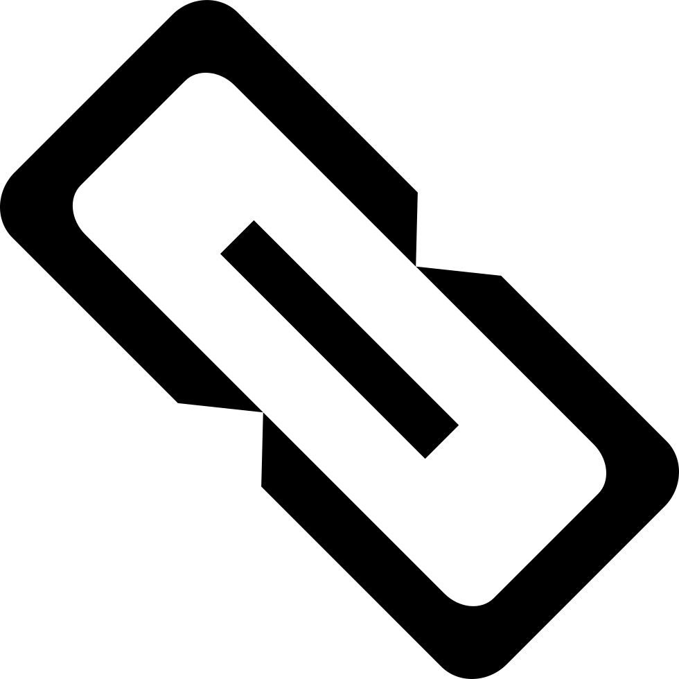 Chain Svg Linked - Sign (980x980), Png Download