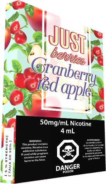 Cranberry Red Apple Just Berries - Banner (1000x1000), Png Download
