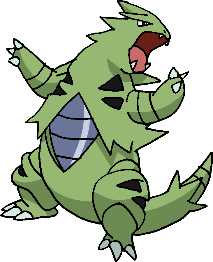 Haruo Michael's Tyranitar - Pokemon Tyranitar (731x901), Png Download