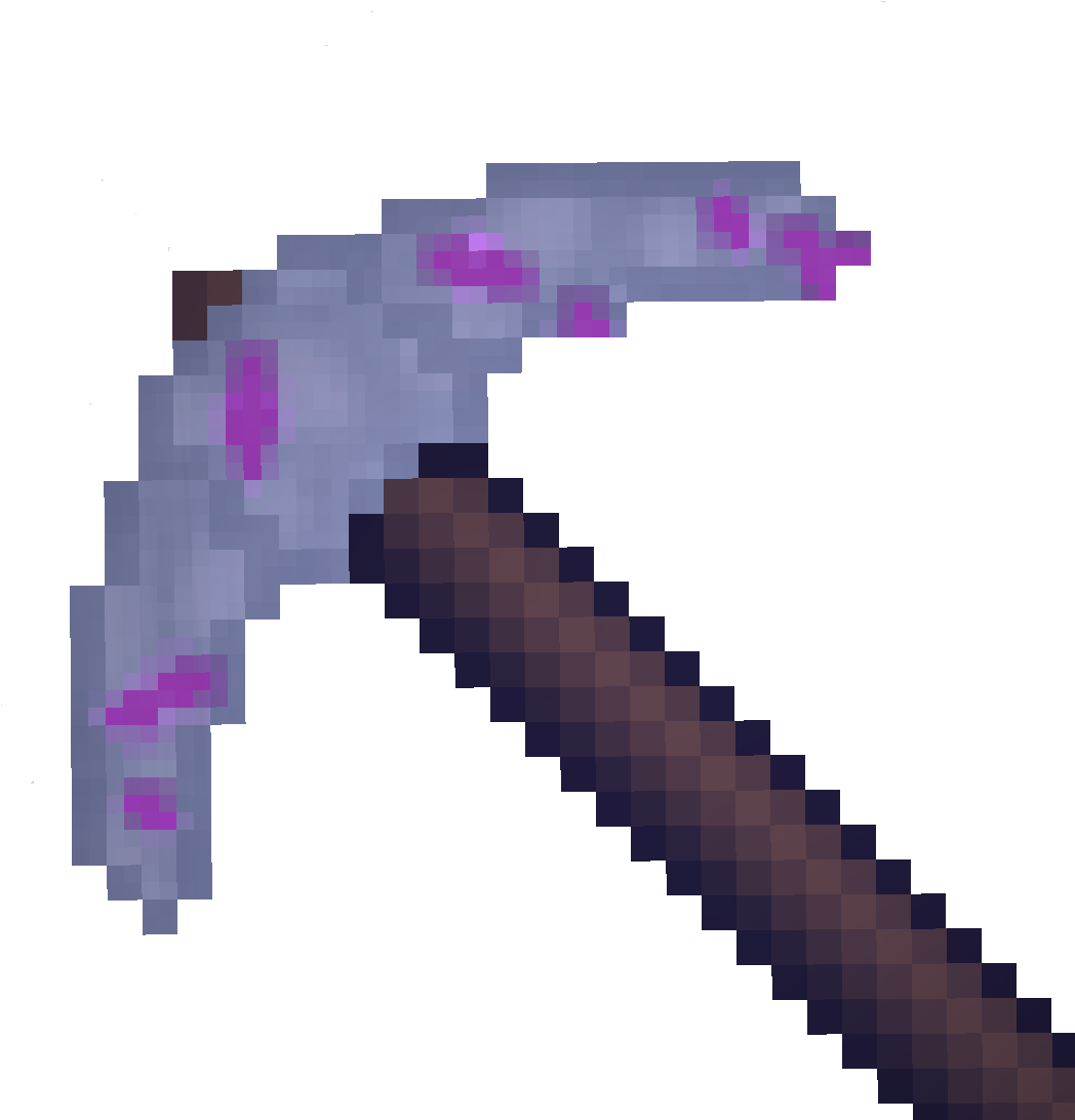 Runic Pickaxe - Pixel (1080x1212), Png Download