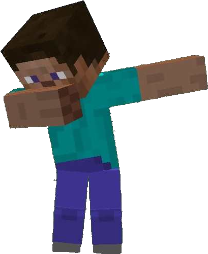 114kib, 528x624, Stevedab - Minecraft Dab Png (528x624), Png Download