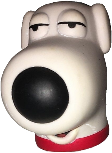 Family Guy Brian Head (541x600), Png Download
