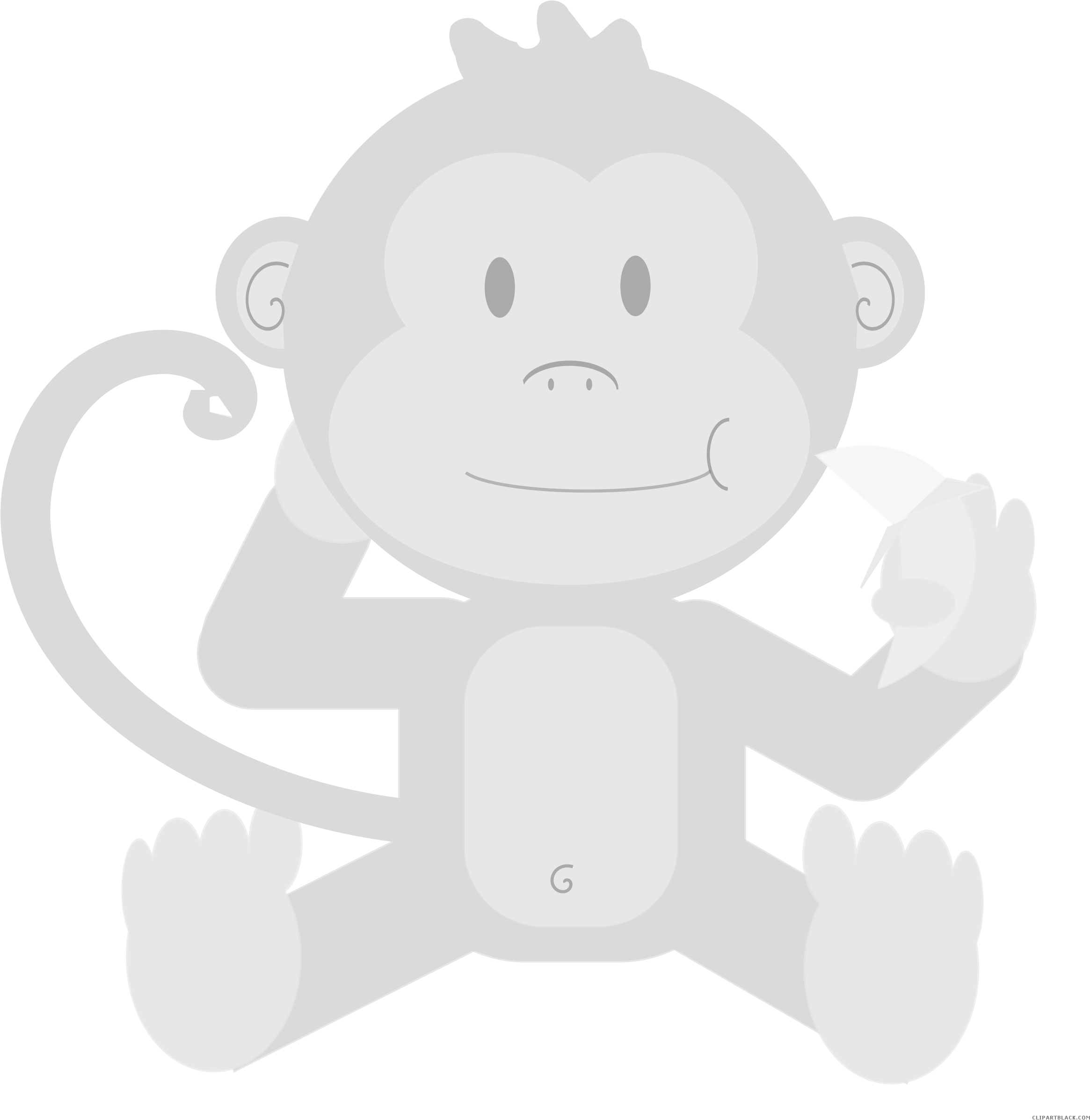Family Guy Clipart Angry Monkey - Vipkid Banana Reward System (2362x2400), Png Download