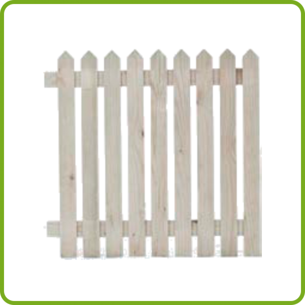 Picket Fencing 900mm - Picket Fence (600x600), Png Download