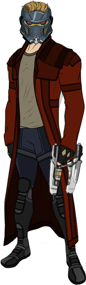 Star Lord - Illustration (751x1063), Png Download