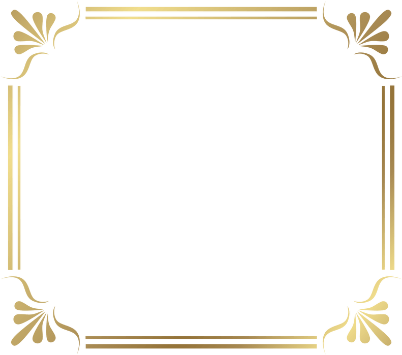Decorative Border Png - Transparent Page Border Png (806x710), Png Download