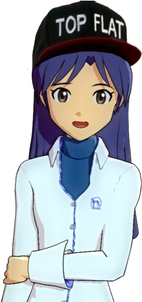 Top Flat Chiaki Takahashi Fate/stay Night Blue Clothing - 雪 歩 (422x785), Png Download
