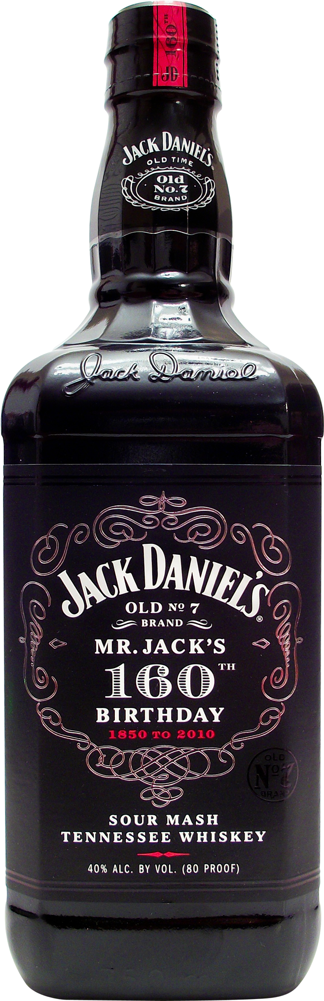 Jack Daniels Bottle Png - Jack Daniels 160 Anniversary Bottle (1250x2200), Png Download