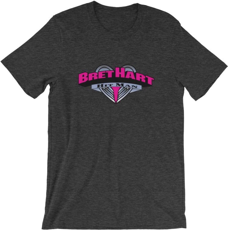 Bret Hart "shield" T-shirt - Active Shirt (800x800), Png Download