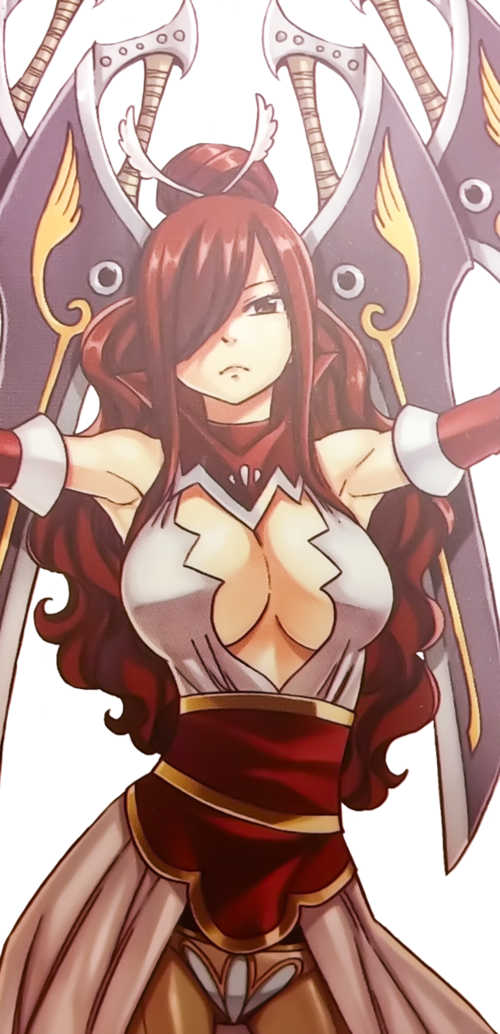 Erza Scarlet New Armor (500x1034), Png Download