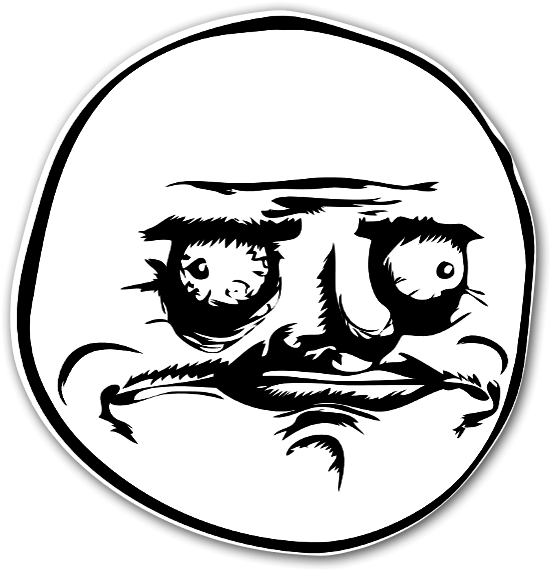 Meme Me Gusta - Me Gusta Face Jpg (581x600), Png Download