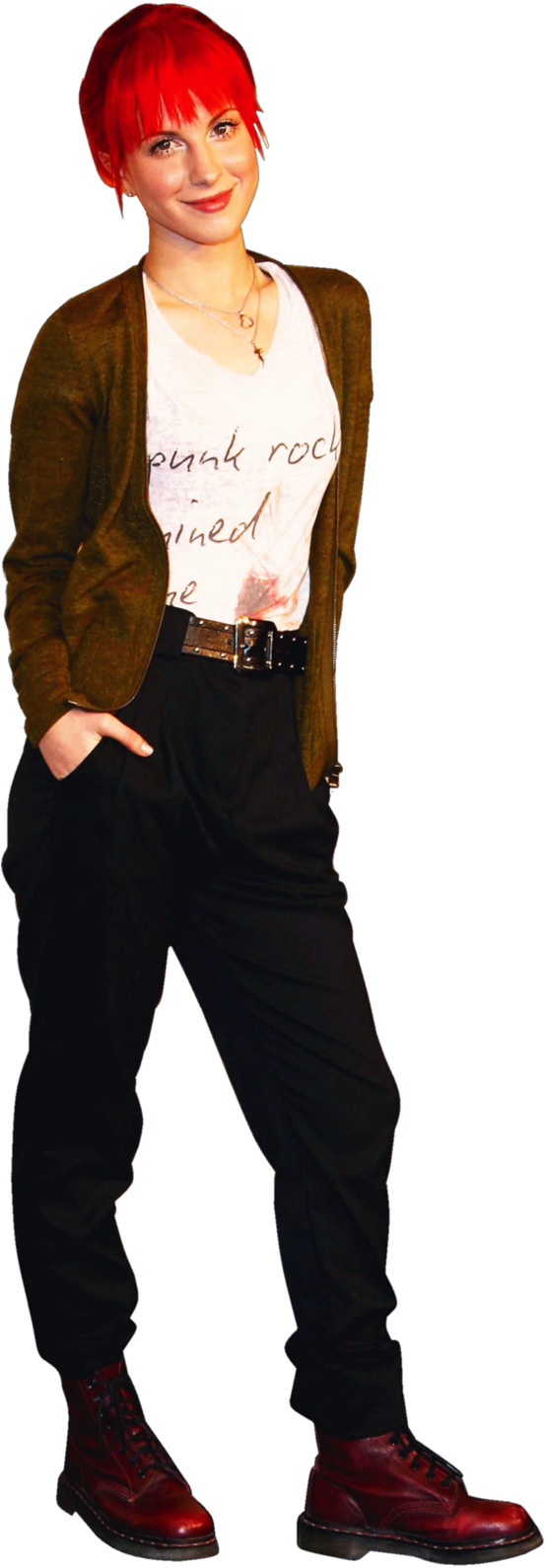 Png Da Hayley Williams - Girl (559x1600), Png Download