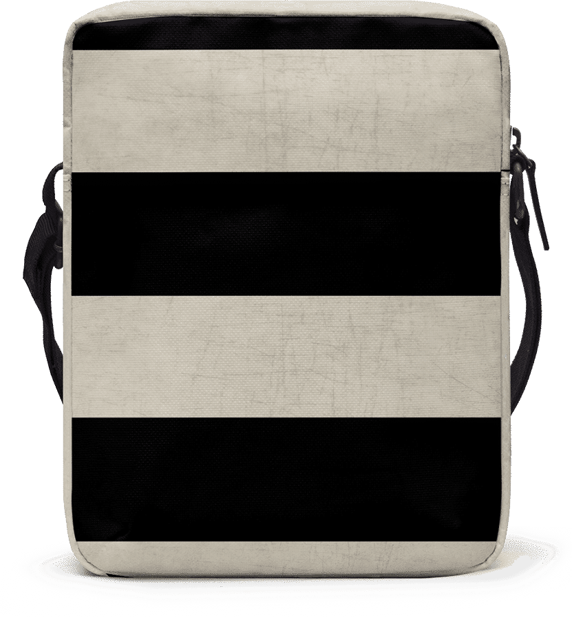 Dailyobjects Vintage Black Stripes - Shoulder Bag (831x900), Png Download