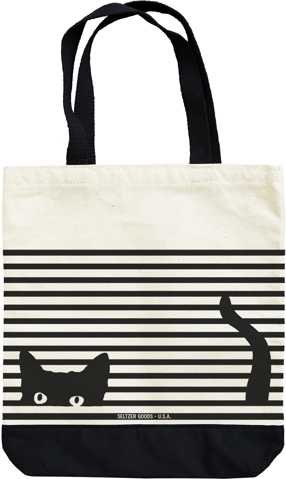 Cat Stripes Tote[bag 026 Ea] - Cat Tote Bag (1125x1800), Png Download