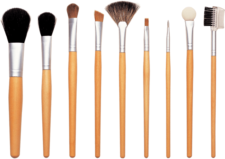 Beautician Brushes Transparent Image Beauty - Makeup Brushes Transparent Background (814x641), Png Download