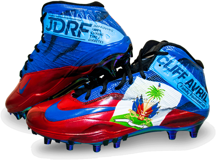 Courtesy Seahawks - Com - Jdrf Cleats Nfl (1020x554), Png Download