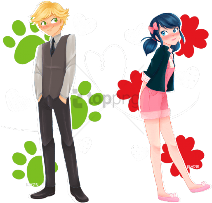 Free Png Download Adrien Agreste/marinette Dupain-cheng - Marinette Miraculous Ladybug Drawing (850x814), Png Download