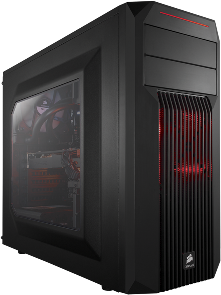 Build It Yourself - Corsair Carbide Series Spec-02 Mid Tower - No Power (800x1036), Png Download
