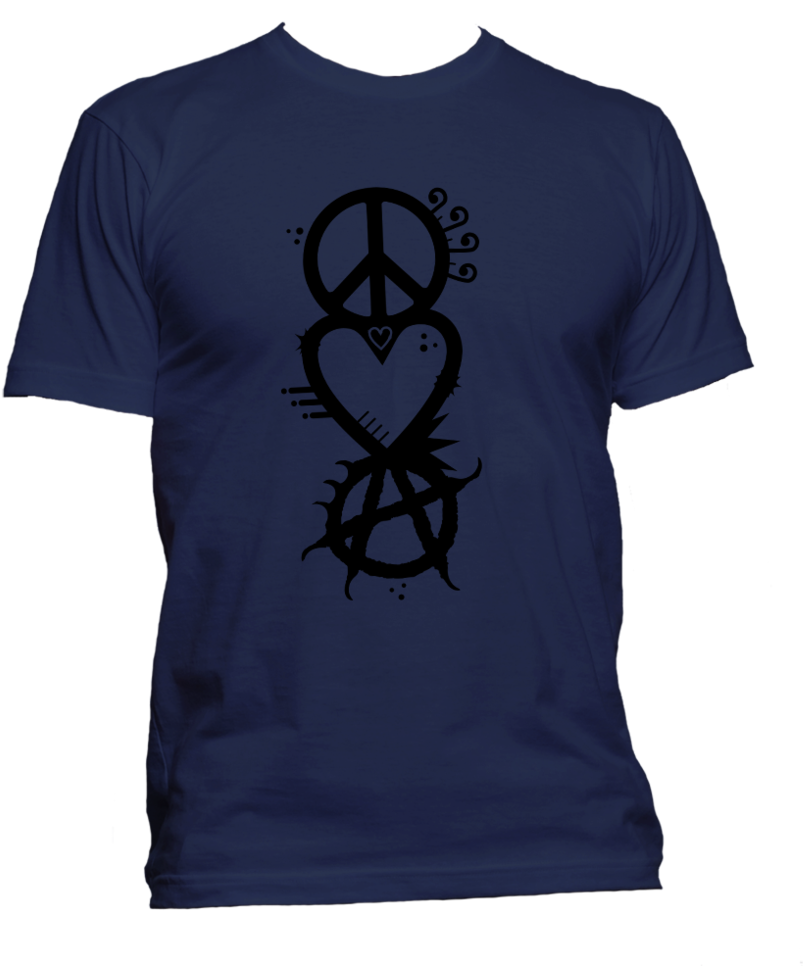 Maybe Blue T Shirt (1000x980), Png Download