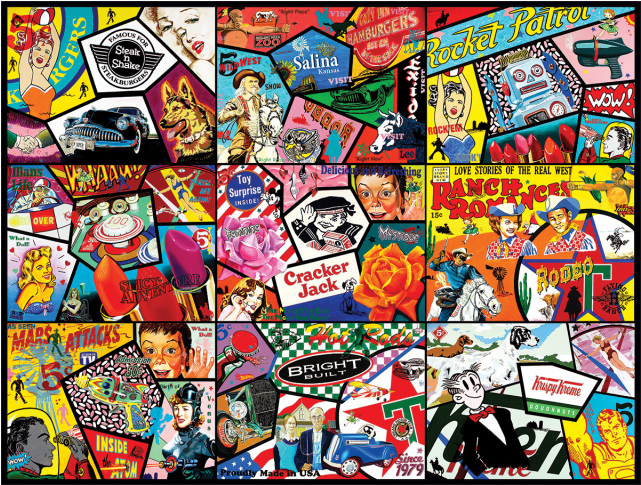 Pop Art - Pop Art Puzzle (640x640), Png Download