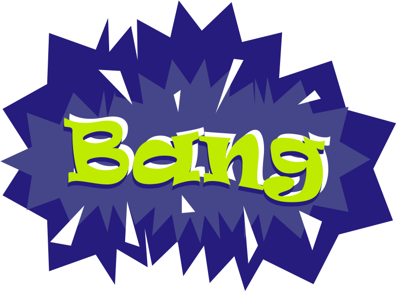 Bang - Graphic Design (858x800), Png Download