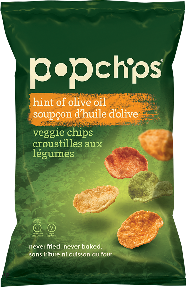 Hint Of Olive Oil - Pop Chips (1000x1000), Png Download