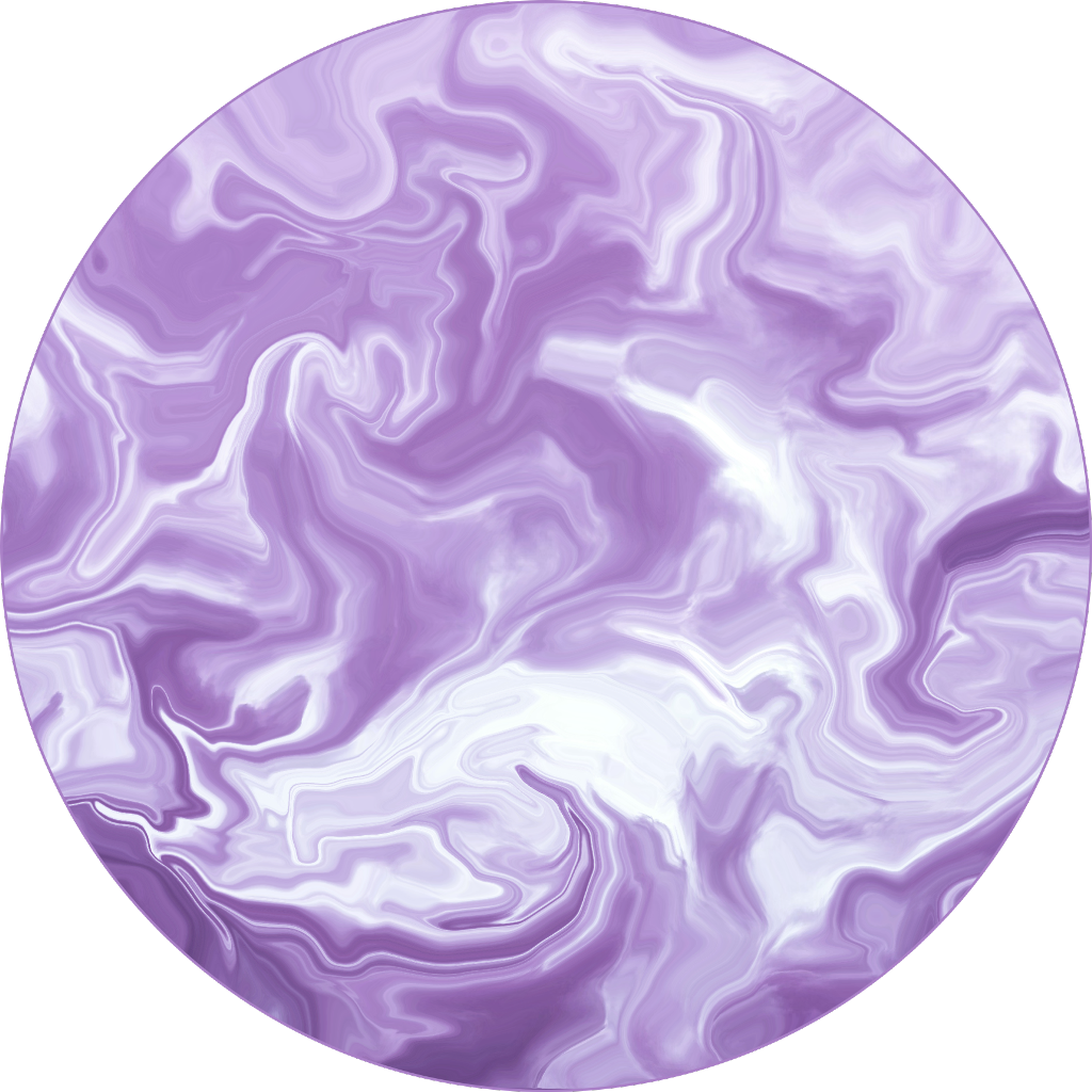 #purple #marble #wallapaper #white #lilac #lavender - Purple Marble Circle (1024x1024), Png Download
