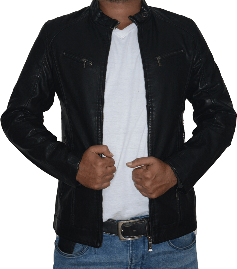 Png - Leather Jacket (900x900), Png Download