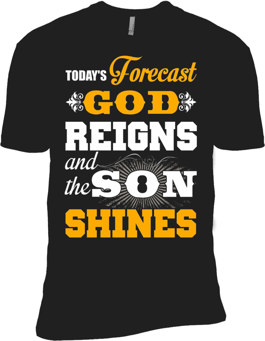 Today Forecast God Reigns And The Son Shine T Shirt - Ateneo Blue Eagles (1155x1155), Png Download