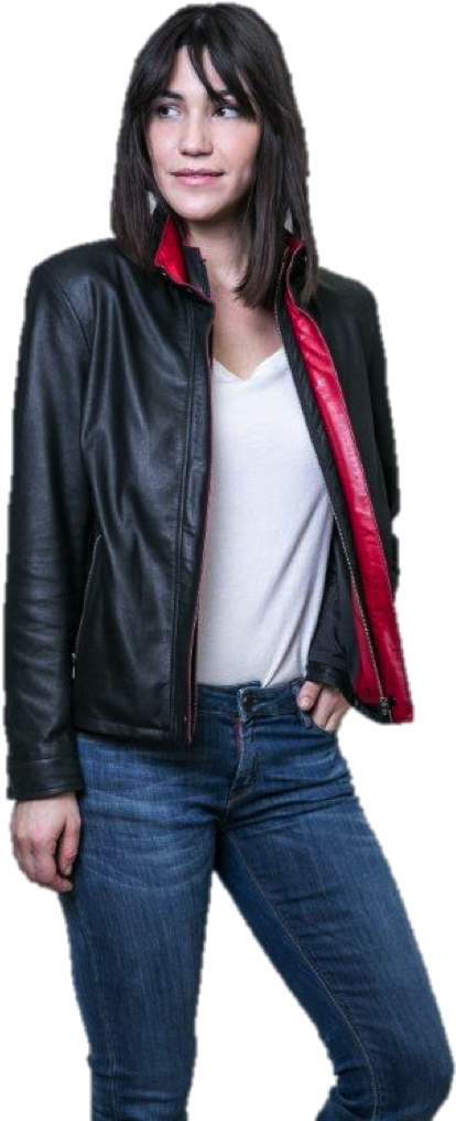 Categories - Leather Jacket (701x1050), Png Download