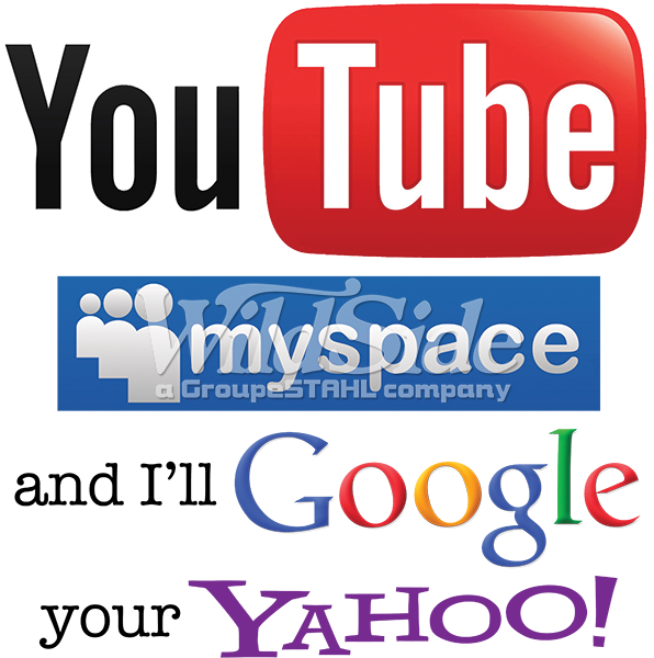 You Tube My Space And I'll Google Your Yahoo Youtube - Graphic Design (675x675), Png Download