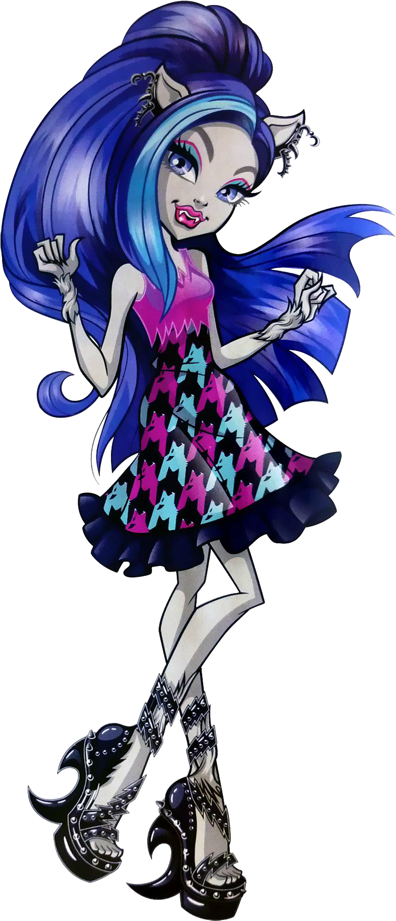 Artwork/png De Silvi Timberwolf Electrified Monster High Artwork
