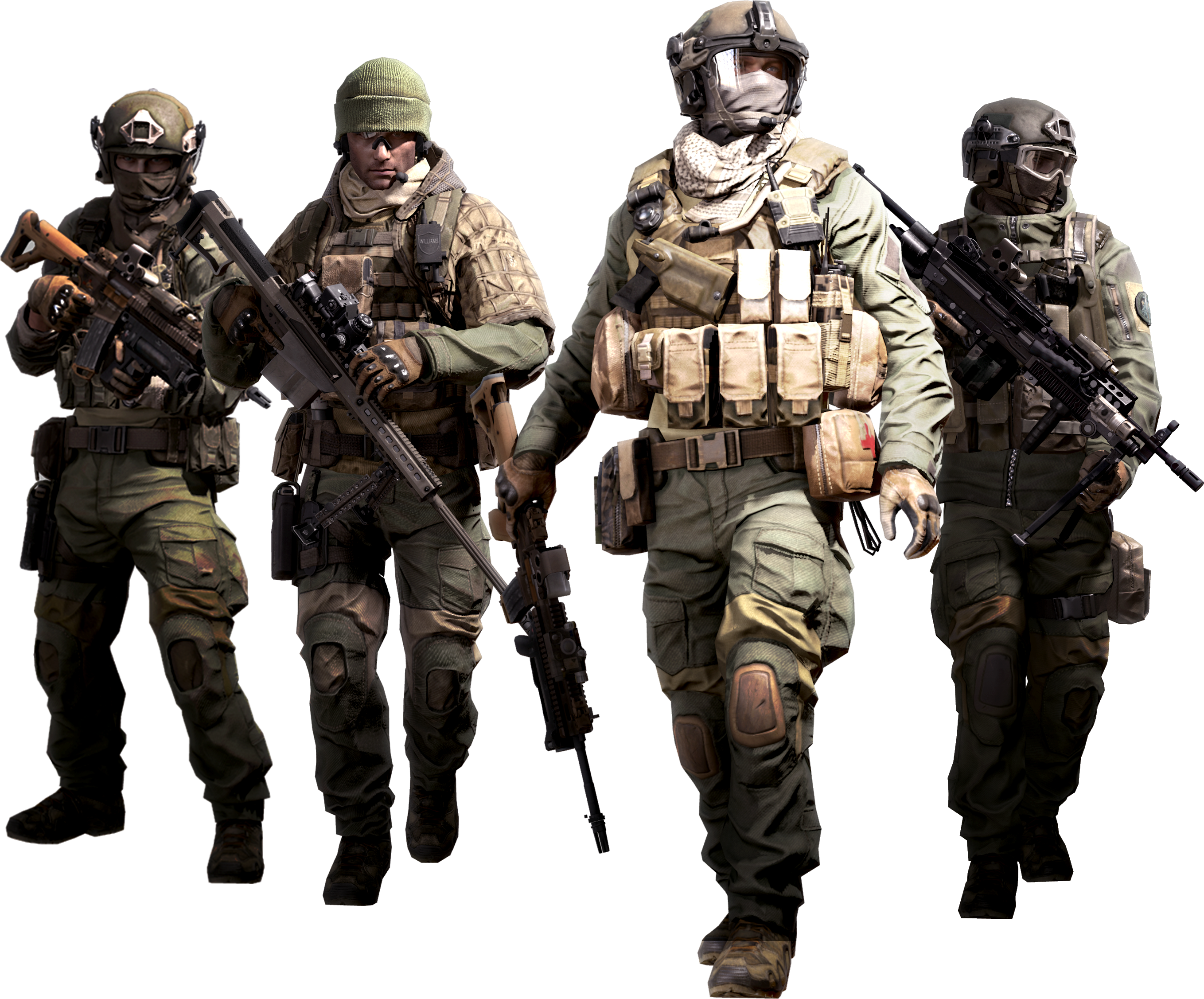 Facebook - Military Squad Png (4850x2728), Png Download
