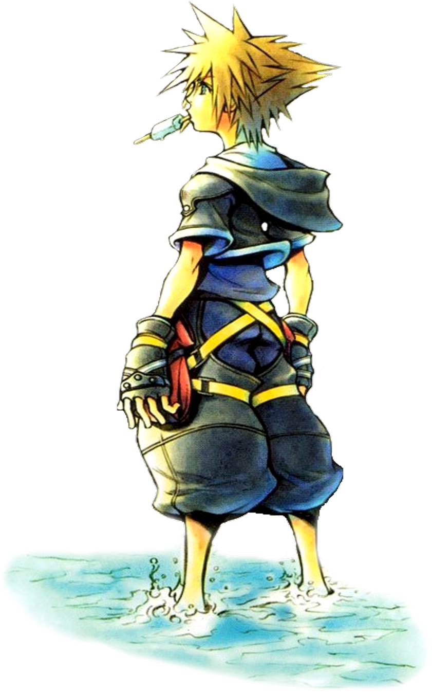 Kingdom Hearts Ii Sora Amoled Wallpaper Artbook Kingdom Hearts 2 Full Size Png Download Seekpng