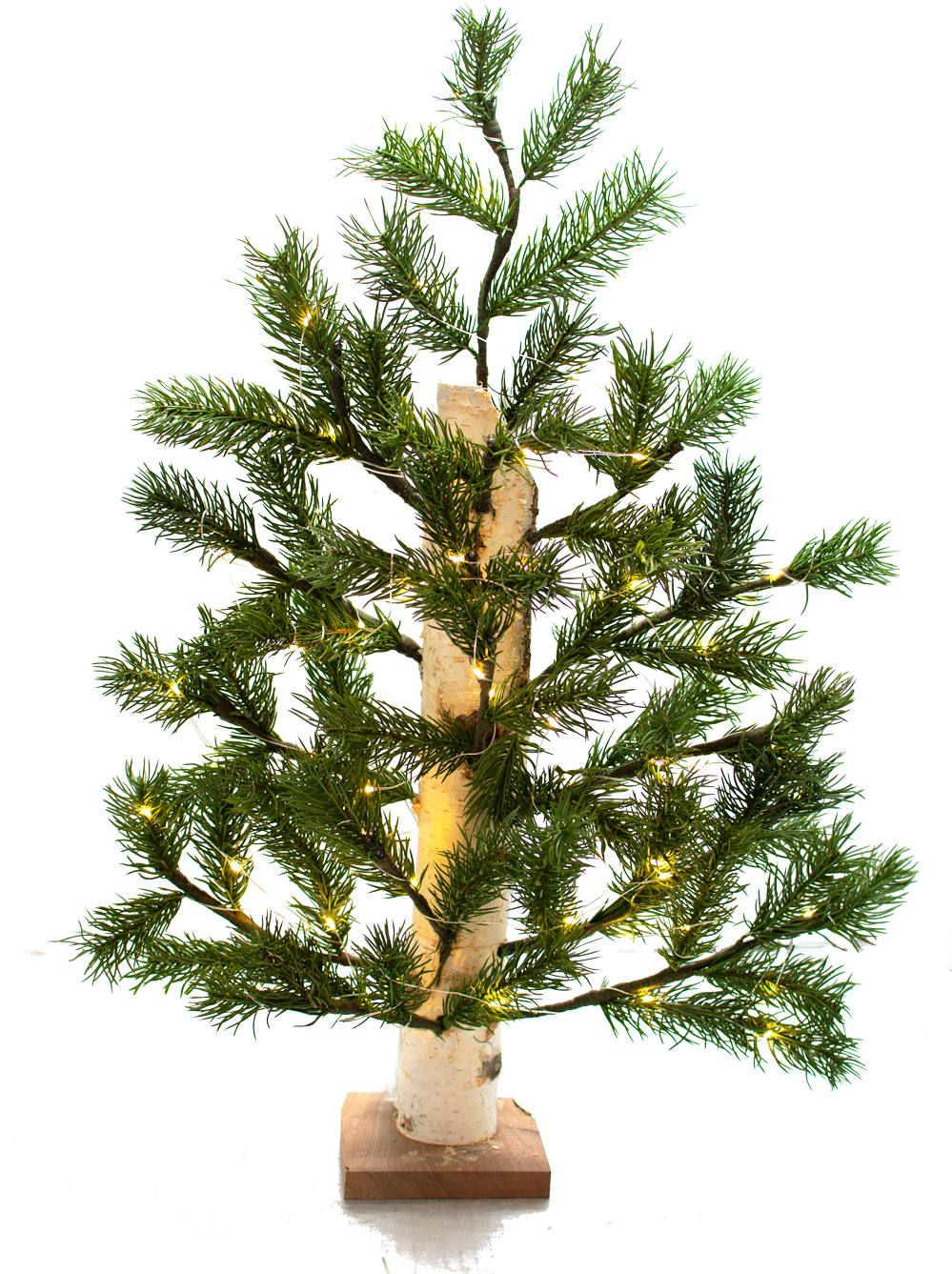 Wooden Retail Merchandising Tree - Christmas Tree (1000x1365), Png Download