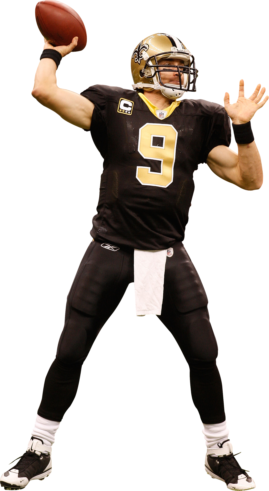 New Orleans Saints - Madden 11 Cover Drew Brees (1102x2005), Png Download