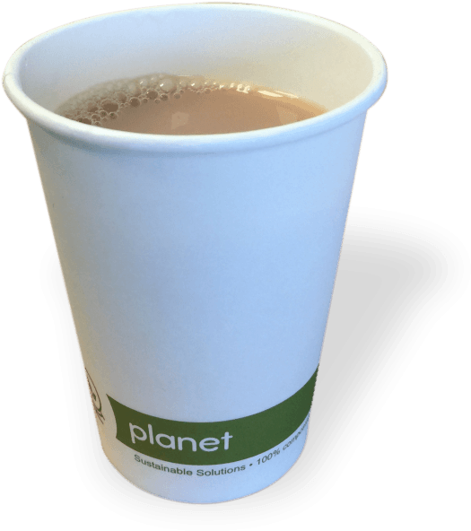Compostable Pla Paper Cup Miw 200ml 7oz Coffee - Coffee Cup (1200x1200), Png Download