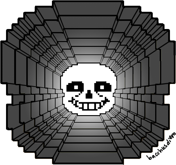 Hey If You Overlap Sans Head Sprites On Top Of Each - Transparent Apple Pixel Art (650x650), Png Download
