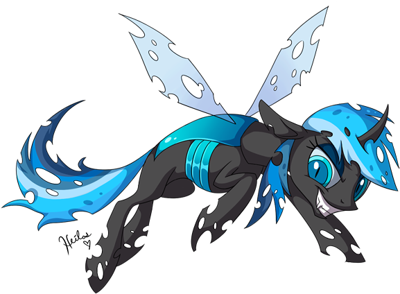 Art My Little Pony Mlp Twilight Sparkle Not Mine Pony - My Little Pony Queen Chrysalis Rainbow Dash (621x520), Png Download