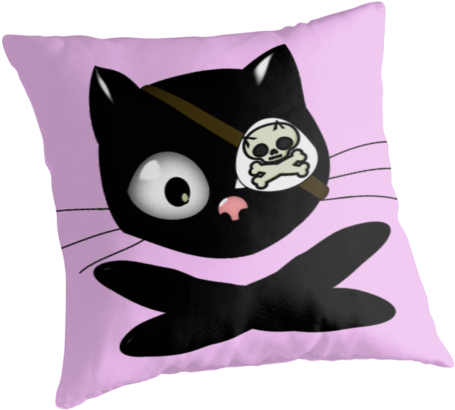 Pirate Kitty With Eye Patch By Gravityx9 (875x875), Png Download