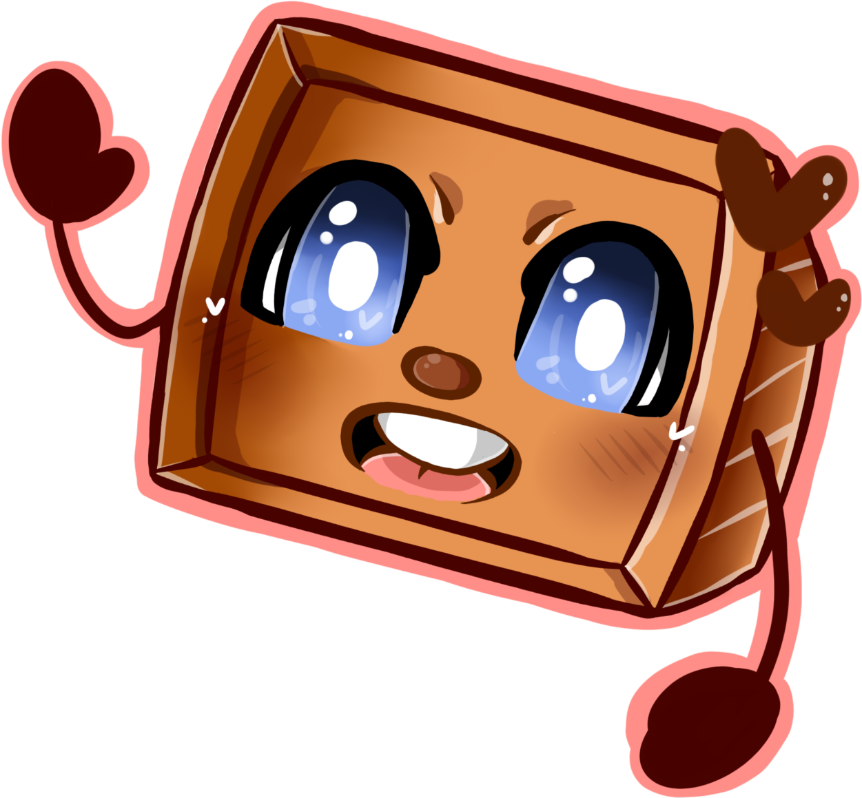 Darkmagic Sweetheart Mark Used Art In A Video Png Happy - Tiny Box Tim Fanart (1280x1186), Png Download