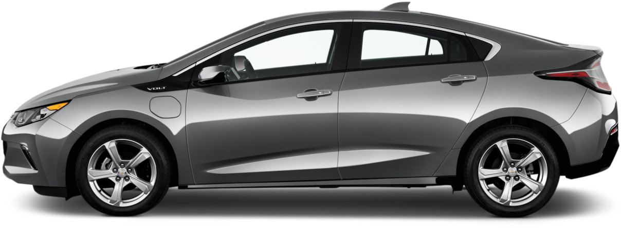 Chevrolet Clipart Car Side View - Chevy Volt Side View (1360x903), Png Download