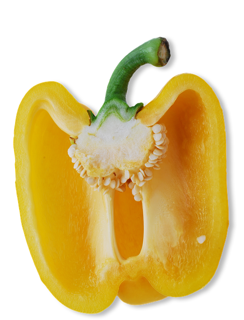 Bell Pepper, Bell, Pepper, Bellpepper, Food, Fresh - Pimiento Png (720x720), Png Download