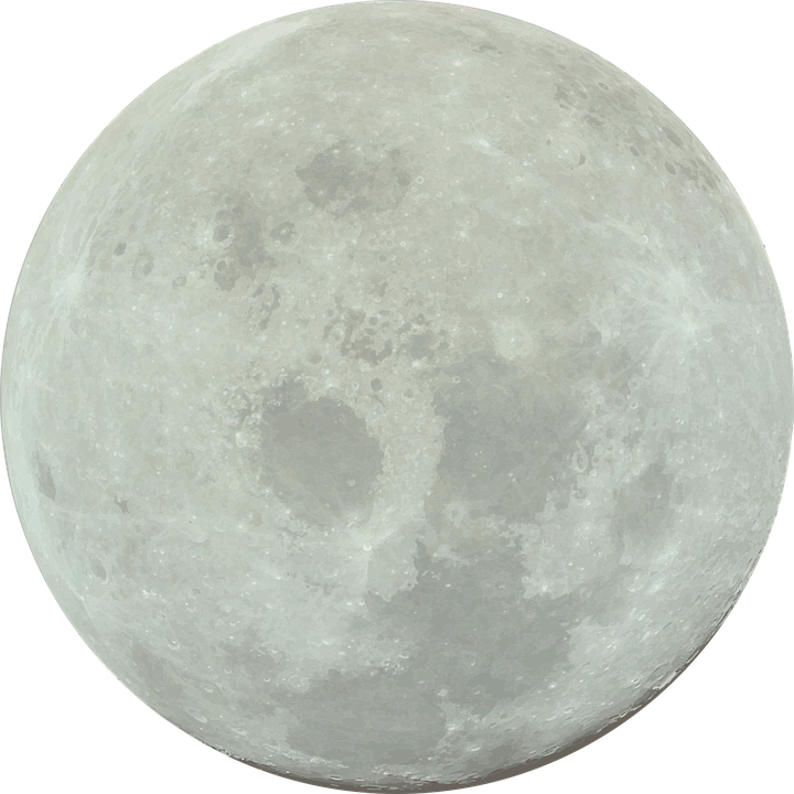 Moon Big Full Moon Big Moon - Full Moon (720x720), Png Download