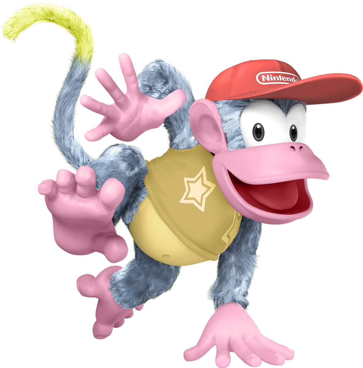 Phanom Clipart Dora The Explorer - Donkey Kong Diddy Kong (1183x1200), Png Download