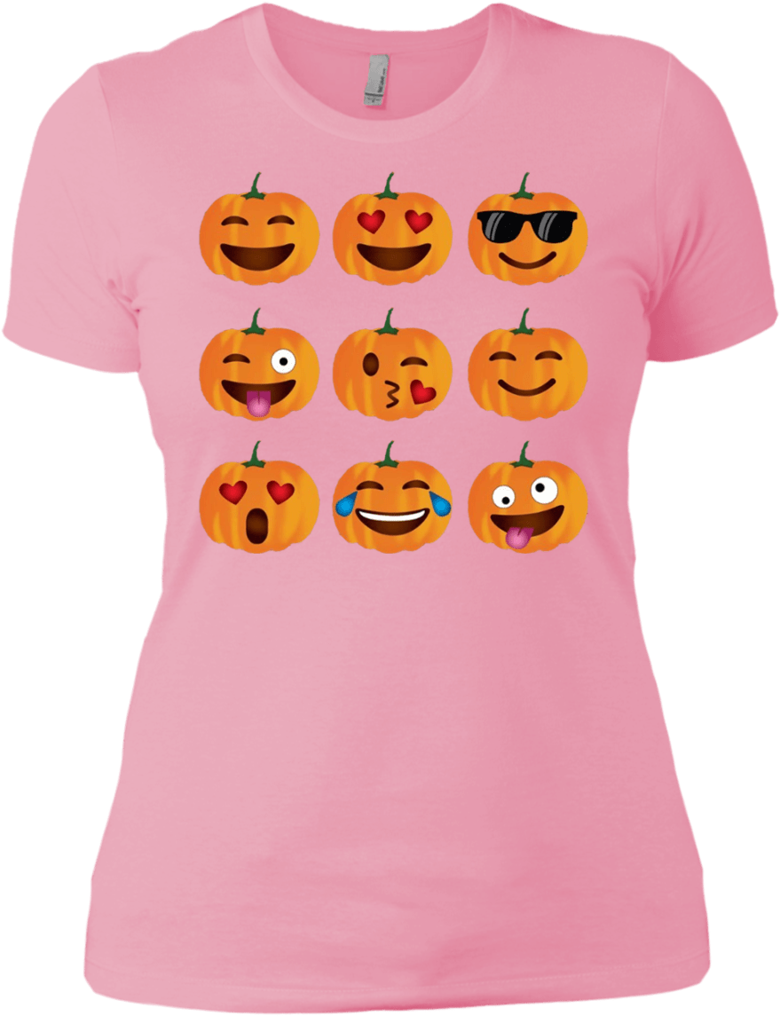 High Quality Pumpkin Emoji Halloween Costume Ladies - Shirt (1155x1155), Png Download
